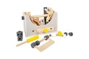 Träleksaker - Small Foot Wooden Toolbox 2-in-1 28 pcs - 11809