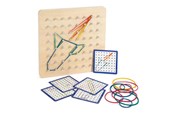 Babyleksaker - Small Foot - Wooden Geo Board Set - 11977
