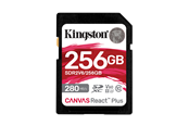 Flashram & USB Flash Drives - Kingston Canvas React Plus V60 SD - 280MB/s - 256GB - SDR2V6/256GB