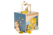 Babyleksaker - Small Foot Wooden Activity Cube with Motor Skills Spiral Seacoast - 12393