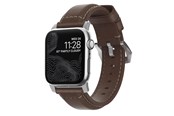 Smartwatch - Accessories - Nomad - Traditional Band - 44mm/42mm | Silver Hardware | Rustic Brown Leather - NM1A4RST00