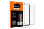 Mobiltelefontillbehör-Skyddsfilm - Spigen Glass FC 2 Pack - black - iPhone 11 Pro/XS/X - 057GL23120