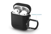 Hörlurar / Headset - Spigen Silicone case - black - AirPods 1/2019 - 066CS24808