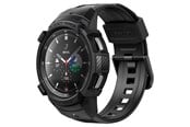 Smartwatch - Accessories - Spigen Rugged Armor Pro - black - Samsung Galaxy Watch 4 Classic (46mm) - ACS03832