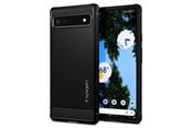 Mobile - Covers & Cases - Spigen Rugged Armor - black - Google Pixel 6a - ACS04476