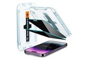 Mobiltelefontillbehör-Skyddsfilm - Spigen Glass EZ Fit Privacy 2 Pack - iPhone 14 Pro Max - AGL05203