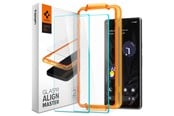 Mobiltelefontillbehör-Skyddsfilm - Spigen Glass Align Master Clear 2 Pack - Google Pixel 7a - AGL05968