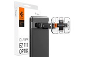 Andra mobiltillbehör - Spigen Glass EZ Fit Optik 2 Pack - black - Google Pixel 7a - AGL05970