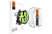 Mobiltelefontillbehör-Skyddsfilm - Spigen Glass tR EZ Fit 2 Pack - Samsung Galaxy Watch6 44mm - AGL06520