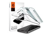 Mobiltelefontillbehör-Skyddsfilm - Spigen Glass tR EZ Fit 2 Pack - FC Black - iPhone 15 Pro Max - AGL06873