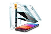 Mobiltelefontillbehör-Skyddsfilm - Spigen Glass tR EZ Fit (Privacy) 2 Pack - transparency - iPhone 16/15 - AGL06905
