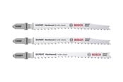 Sticksågar - Bosch Expert Hardwood 2-side clean jig saw blade set - 3 pieces - 2608900549