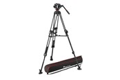 Tripod - Manfrotto Video Tripod Kit 504X + 645 Fast Twin Aluminium - MVK504XTWINFA