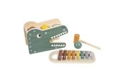 Lärande & Utbildning - Small Foot - Wooden Xylophone and Hammer Bench Safari 5 pcs. - 12461