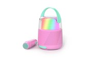 Bärbar & festhögtalare - MOB Speaker Karaoke Kit Mic Rosa - KS-80-PK1