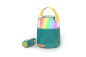 Bärbar & festhögtalare - MOB Speaker Karaoke Kit Mic Blue - KS-80-BL1