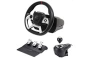 Spel Tillbehör - MAXX TECH PRO FF RACING WHEEL KIT (WHEEL 3-PEDAL SET & SHIFTER) - Wired Wheel, gamepad and pedals set - Sony PlayStation 4 - MXT-PROFFW