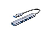 USB Hub - Vention Mini Hub USB 3.0 to USB 3.0/3x2.0 0.15m USB Hub - USB 3.0 - 3 porte - Grey - CKOHB