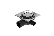 Dräneringsprodukter - Unidrain Set 1 Square Custom 10x10 Ø75 mm horizontal - 8021.0075