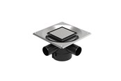 Dräneringsprodukter - Unidrain Set 2 Square Custom 10x10 Ø110 mm vertical - 8022.0110
