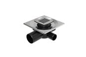 Dräneringsprodukter - Unidrain Set 3 Square ClassicLine Column 10x10 Ø75 mm horizontal *DEMO* - 8023.0075