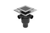 Dräneringsprodukter - Unidrain Set 4 Square ClassicLine Column 15x15 Ø110 mm vertical - 8024.0075