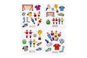 Kreativa spel - LG-Imports Stickers Football Glittering (Assorted) - 9744