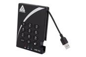 Hårddisk - extern - Lenovo Apricorn Aegis Padlock 3.0 - Extern Hårddisk - 1TB - Svart - 4ZP1P31362