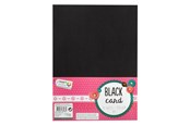 Konst- och hantverksmaterial - Creative Craft Group Hobby cardboard Black A4 10 sheets - CR0712/GE