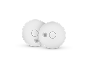Säkerhet - Housegard Luma Smart wireless series-connected smoke alarm incl. 10-year battery 2-pack, white - 601178