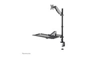Monitorfäste - Neomounts DS90-325BL1 mounting kit - sit-stand workstation - for LCD display / keyboard / mouse - black - DS90-325BL1