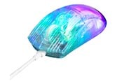 Mus - Deltaco GAMING DM330 RGB Transparent Wired - Gamingmus - 6 knappar - Transparent - GAM-159-T