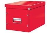 Arkivering & Förvaring - Leitz Förvaringslåda Click & Store  WOW Cube Large Röd - 61080026