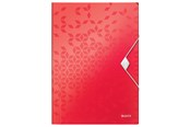Arkivering & Förvaring - Leitz 3-klaffmapp  WOW PP A4 Röd - 45990026