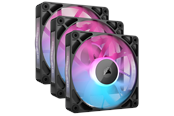 Chassi fläkt - Corsair iCUE LINK RX120 RGB 3-pack - Chassi fläkt - 120mm - Svart med RGB LED - 36 dBA - CO-9051018-WW