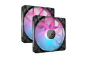 Chassi fläkt - Corsair iCUE LINK RX140 RGB 2-pack - Chassi fläkt - 140mm - Svart med RGB LED - 36 dBA - CO-9051020-WW