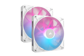 Chassi fläkt - Corsair iCUE LINK RX140 RGB 2-pack - Chassi fläkt - 140mm - Vit med RGB-ljus - 36 dBA - CO-9051024-WW