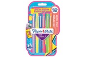 Skriv- och ritverktyg - Paper Mate Flair filtspetspennor | Mediumspets (0,7 mm) | Retrofärger | 6 stycken - 2180626