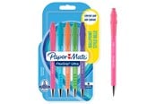Skriv- och ritverktyg - Paper Mate Flexgrip Ultra retro Kulspetspennor | Mediumspets (1.0mm) | Svart bläck | Pennkropp i retrofärger | 5 stycken - 2171853