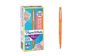 Skriv- och ritverktyg - Paper Mate Flair filtspetspennor | Mediumspets (0.7mm) | Orange | 12 stycken - S0971620