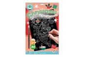 Kreativa spel - Creative Craft Group XMAS Scratch Art A4 - 800003-silver