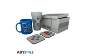 Merchandise - ABYstyle - PLAYSTATION Gift Set Glass + Mug + 2 Coasters Classic 2019 - Presentuppsättning - GFB0075