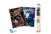 Merchandise - ABYstyle - HARRY POTTER Set 2 Chibi Posters Retro Hogwarts & Diagon Alley - Affisch - ABYDCO732