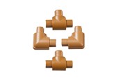 Kabel sleeve - D-LINE Adapter Kit 16x8mm 4 Pieces Oak Colored - ETFBAP1608O