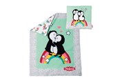 Docka, bamse och tillbehör - Heless Penguin Doll Blanket with Pillow - 1000
