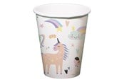Leksaker - Folat BV Paper Cups Unicorns & Rainbows 250ml 6 pcs. - 68343