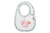 Dockor & Tillbehör - Heless Doll Bib Pink Whale - 285