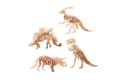 Byggset - Johntoy Wooden Dinosaur 3D Construction Kit (Assorted) - 26096