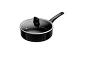 Pannor - Tefal Renew ON Black Sautepan 24 cm w. lid - C4353232