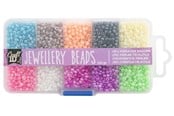 Konst- och hantverksmaterial - Craft Sensations Jewellery beads 15 grams each colour 10 colours - CR1403/GE